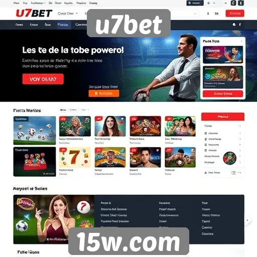 Facilidade de navegação no site u7bet